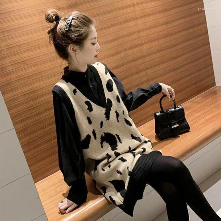 Women' Vests Autumn Women Knitted Pullovers Vest Female Long Waistcoat Sweater Lady Slim Sleeveless Casual Jumper 2XL H810Women' Phin22, Black
Women' Vests Autumn Women Knitted Pullovers Vest Female Long Waistcoat Sweater Lady Slim Sleeveless Casual Jumper 2XL H810Women' Phin22, Black