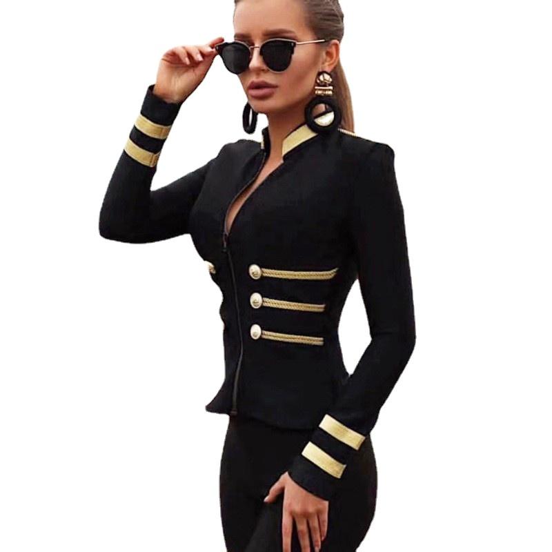 Women's Suits & Blazers Cross Border Spring And Autumn Products Amazon Selling Navy Style Slim Fit Sexy Phnom Penh British CoatWomen's, White
Women's Suits & Blazers Cross Border Spring And Autumn Products Amazon Selling Navy Style Slim Fit Sexy Phnom Penh British CoatWomen's, White