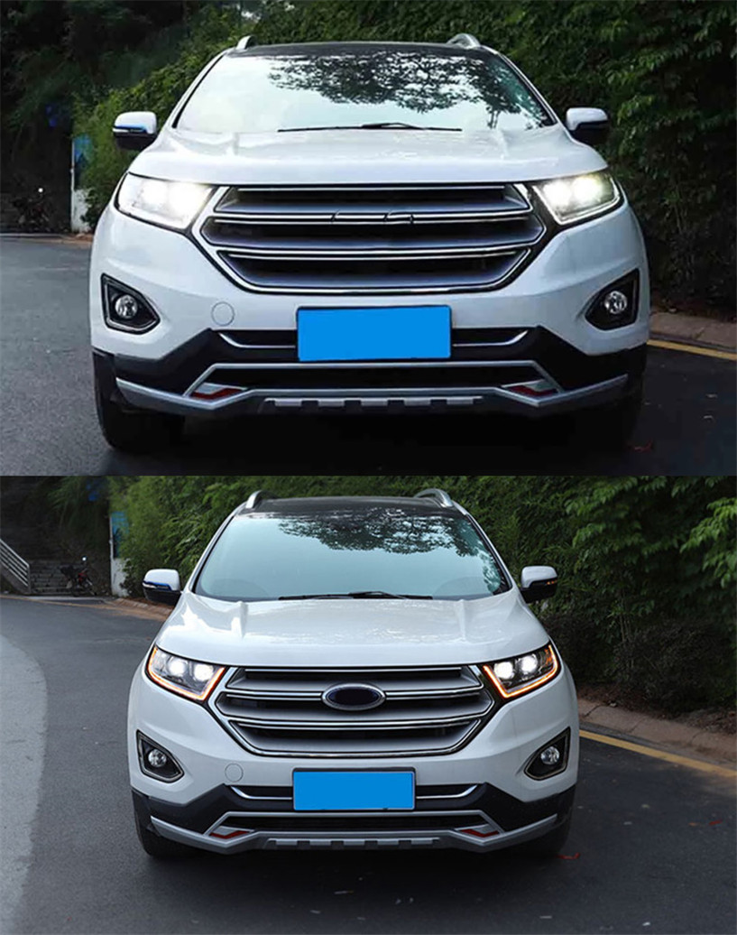 Car Lighting Accessories for Ford Edge 2012-2014 LED Headlight High Beam Daytime Headlights