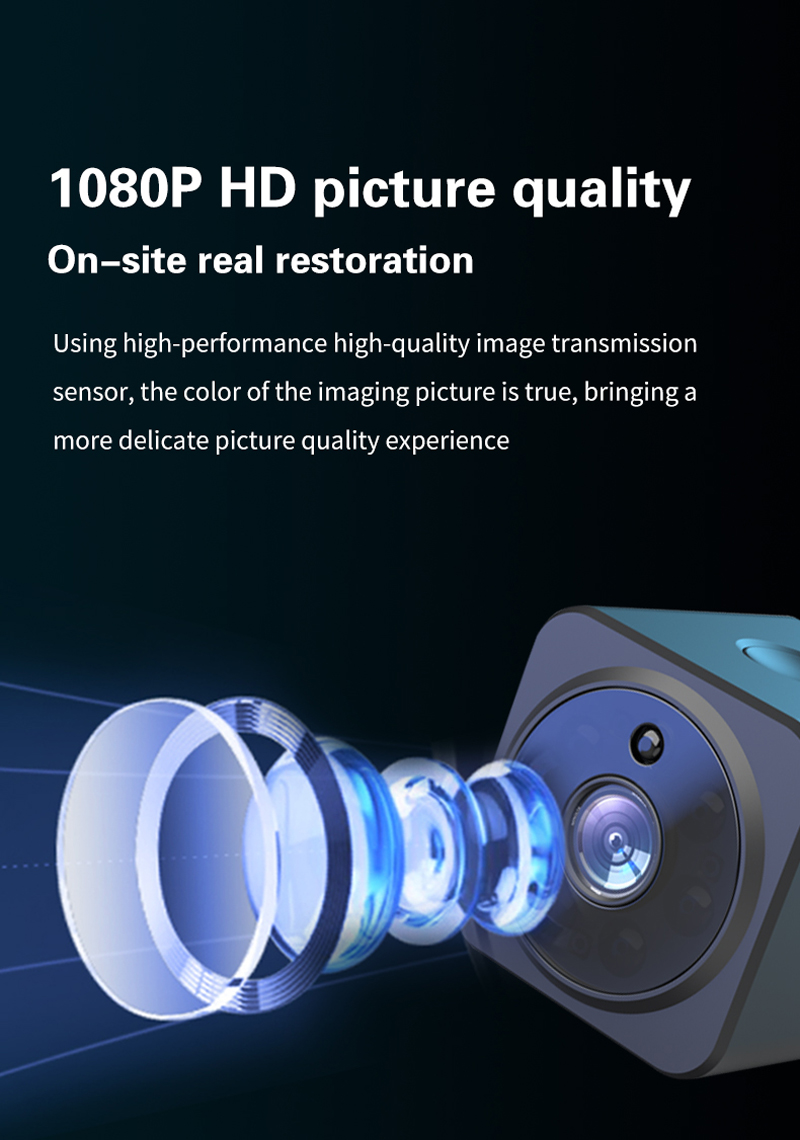 AS02 1080P Full HD Mini Video Camera WIFI IP Wireless Security Cameras Indoor Home surveillance Small Camcorder for baby safe