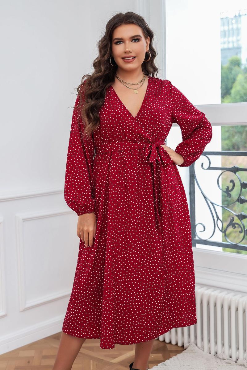 Plus Size Dresses -4XL Women Dress Sexy V Neck Long Sleeve Midi With Sashes Vintage Office Ladies Red Floral Clothing 2022Plus
Plus Size Dresses -4XL Women Dress Sexy V Neck Long Sleeve Midi With Sashes Vintage Office Ladies Red Floral Clothing 2022Plus