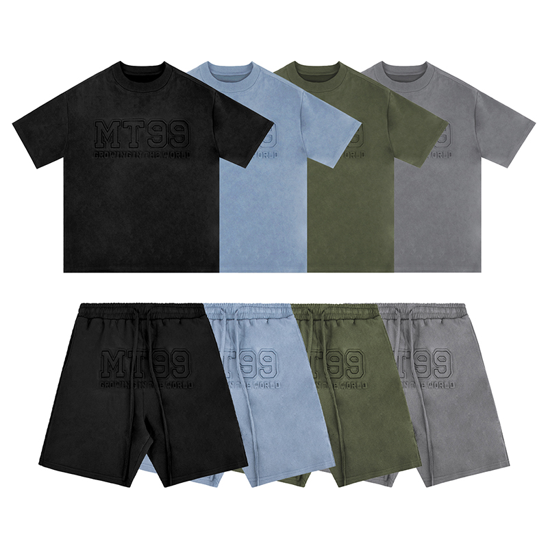 Summer Suede Mens Suit Set O Neck Letter Embroidery Tshirts High Street Loose Drawstring Casual Shorts, Black set
Summer Suede Mens Suit Set O Neck Letter Embroidery Tshirts High Street Loose Drawstring Casual Shorts, Black set