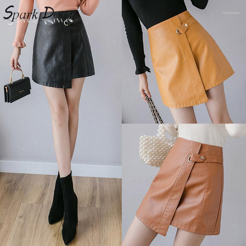 Skirts SparkDora 3-color Irregular Lined Leather Skirt 2022 Autumn And Winter Korean High Waist Hip Pu, Black
Skirts SparkDora 3-color Irregular Lined Leather Skirt 2022 Autumn And Winter Korean High Waist Hip Pu, Black