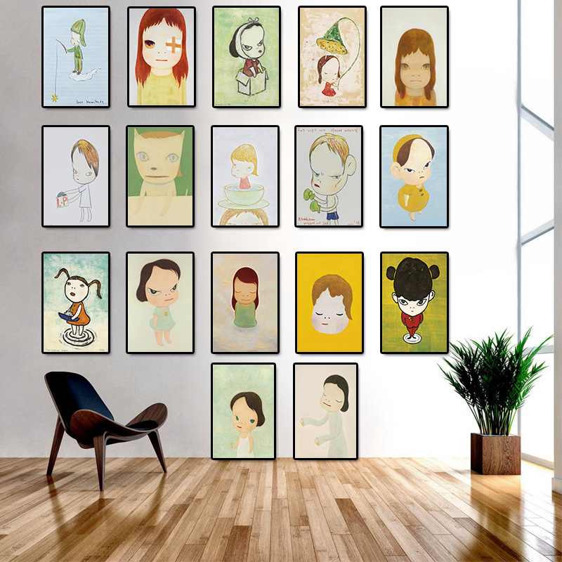 Yoshitomo Nara Sleepwalking Doll Japanese Canvas Painting Scandinavian Anime Posters and Print Wall Pictures For Kids Room Decor
Yoshitomo Nara Sleepwalking Doll Japanese Canvas Painting Scandinavian Anime Posters and Print Wall Pictures For Kids Room Decor