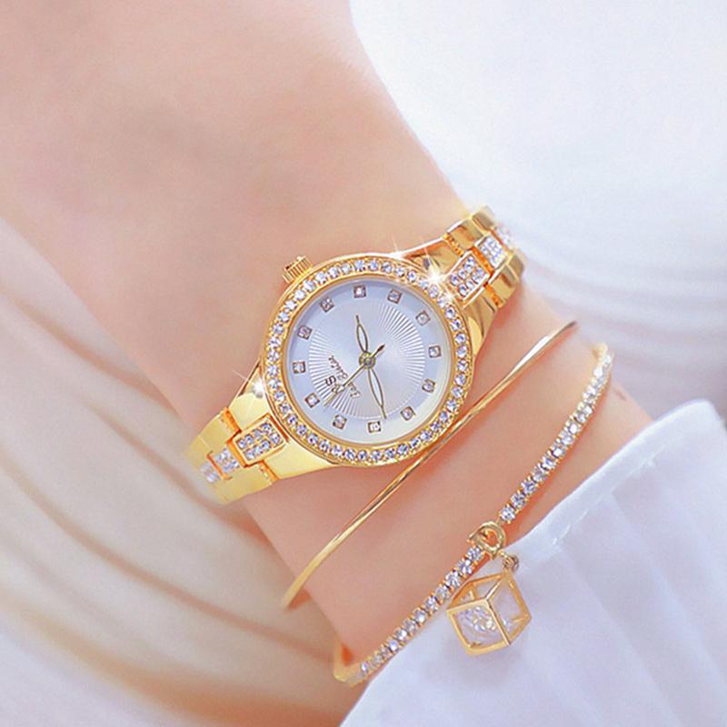 Wristwatches 2022 Women Watch Bracelet Japan Quartz Movement Fashion Waterproof Gold Stainless Steel Ladies Relogio Feminino, Slivery;brown
Wristwatches 2022 Women Watch Bracelet Japan Quartz Movement Fashion Waterproof Gold Stainless Steel Ladies Relogio Feminino, Slivery;brown