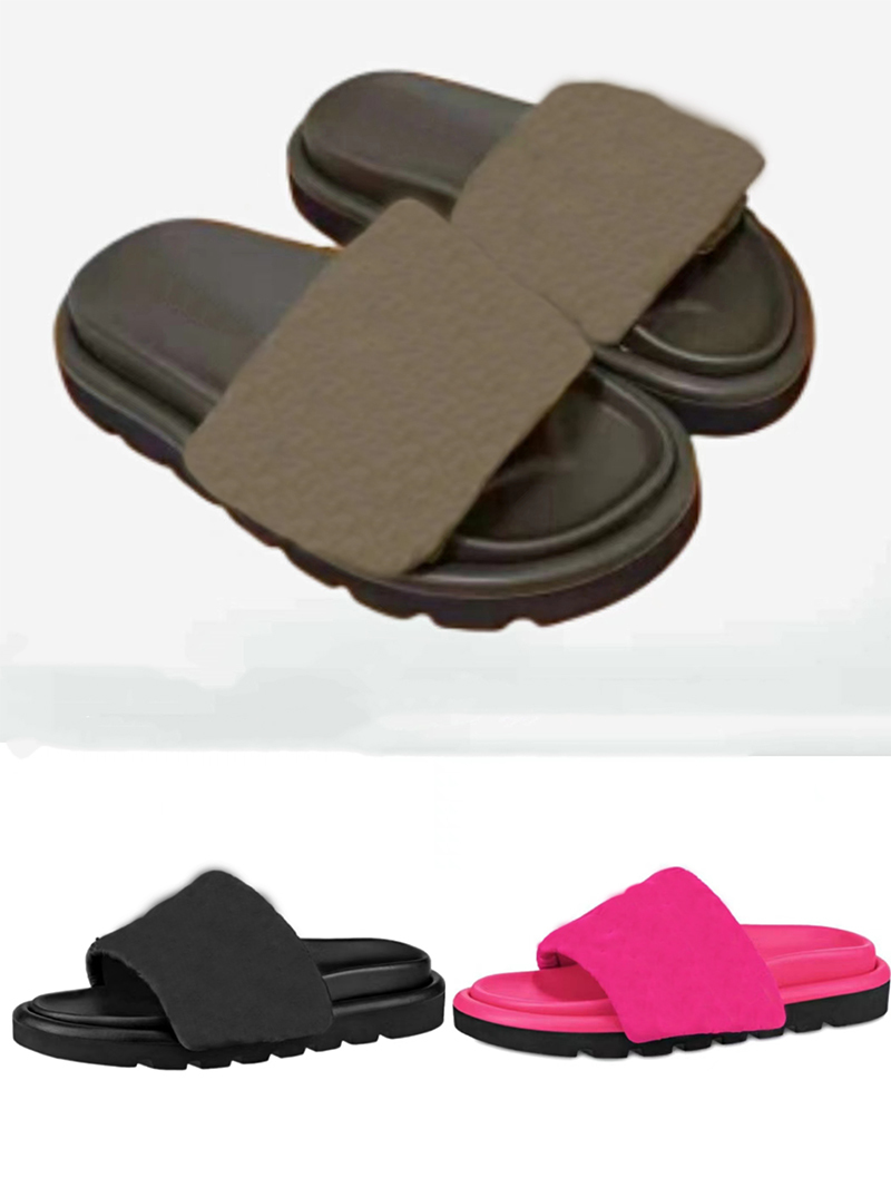 Pool Pillow Comfort Flat Designer Slippers Sandals Slippers Fashion Show New Slipper Lady Slides Men Leather Sandal Rubber Sole With Box NO370, Color1
Pool Pillow Comfort Flat Designer Slippers Sandals Slippers Fashion Show New Slipper Lady Slides Men Leather Sandal Rubber Sole With Box NO370, Color1