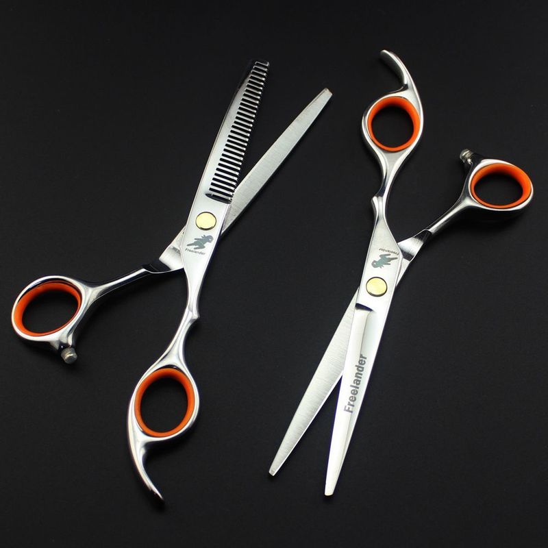 Japan Steel 5.5 6.0 Professional Hairdressing Scissors Barber Set Cutting Shears Scissor cut 220317