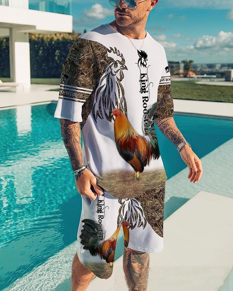 Men' Tracksuits Summer Men' Clothing Suit 3D Printing Short Ordinary O-neck T-shirt Casual Beach Shorts SuitMen, Ethtf100
Men' Tracksuits Summer Men' Clothing Suit 3D Printing Short Ordinary O-neck T-shirt Casual Beach Shorts SuitMen, Ethtf100
