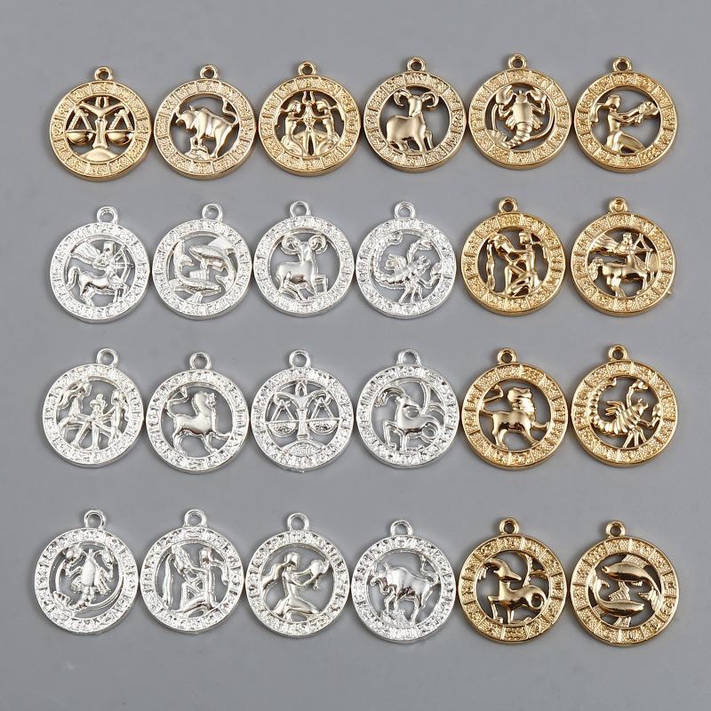 Charms Fashion Metal Round Hollow Constellation Silver Color Pendants DIY Making Necklace Party Jewelry 23mm X 20mm 1PacketCharms
Charms Fashion Metal Round Hollow Constellation Silver Color Pendants DIY Making Necklace Party Jewelry 23mm X 20mm 1PacketCharms