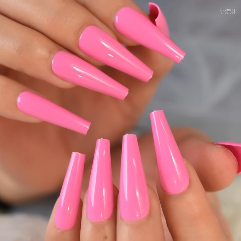 False Nails Pink Fake Art Press On Nail Coffin Long Display Adhesive Tape Tips 24 Pcs Prud22, L5201
False Nails Pink Fake Art Press On Nail Coffin Long Display Adhesive Tape Tips 24 Pcs Prud22, L5201