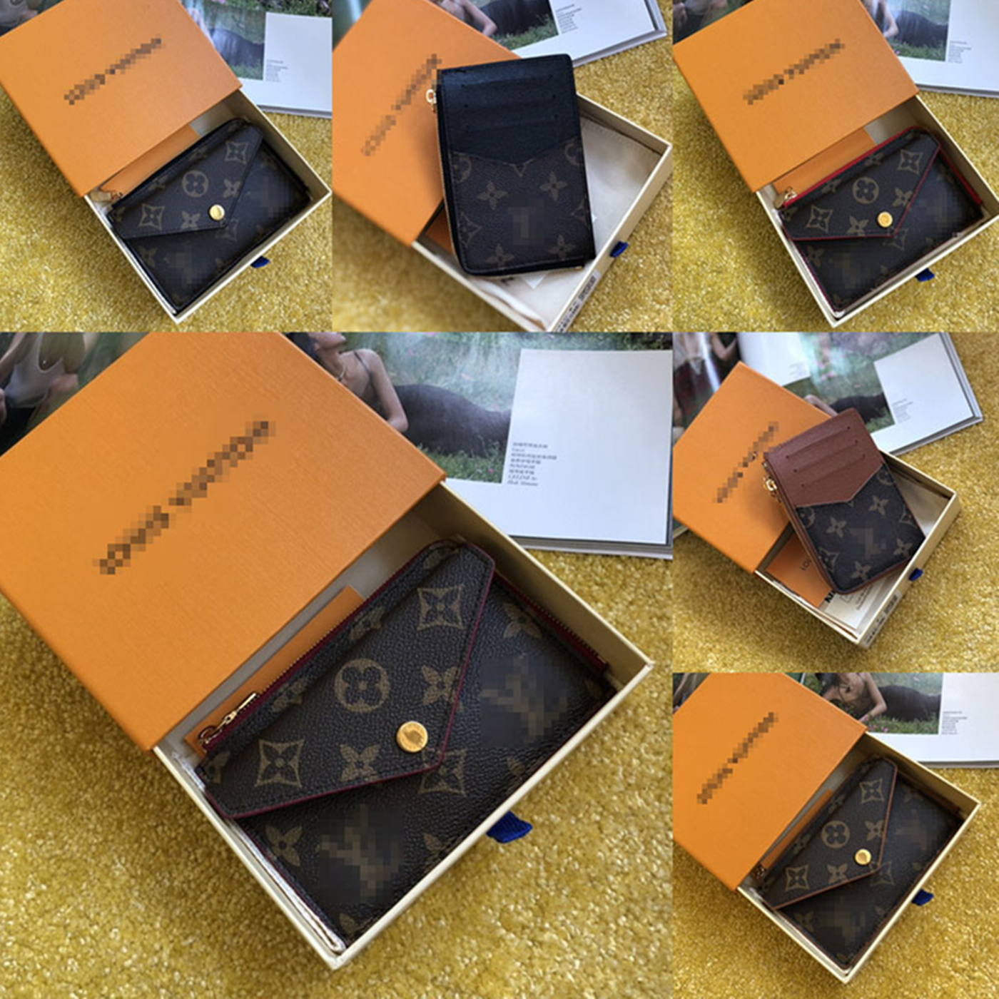 Top Quality Recto Verso Short Wallets Real Cowhide Card Holder Clips Coin Purse Black Emboss Designer Clutch Bags Women Lady Luxury Purses, Bubble paper package
Top Quality Recto Verso Short Wallets Real Cowhide Card Holder Clips Coin Purse Black Emboss Designer Clutch Bags Women Lady Luxury Purses, Bubble paper package