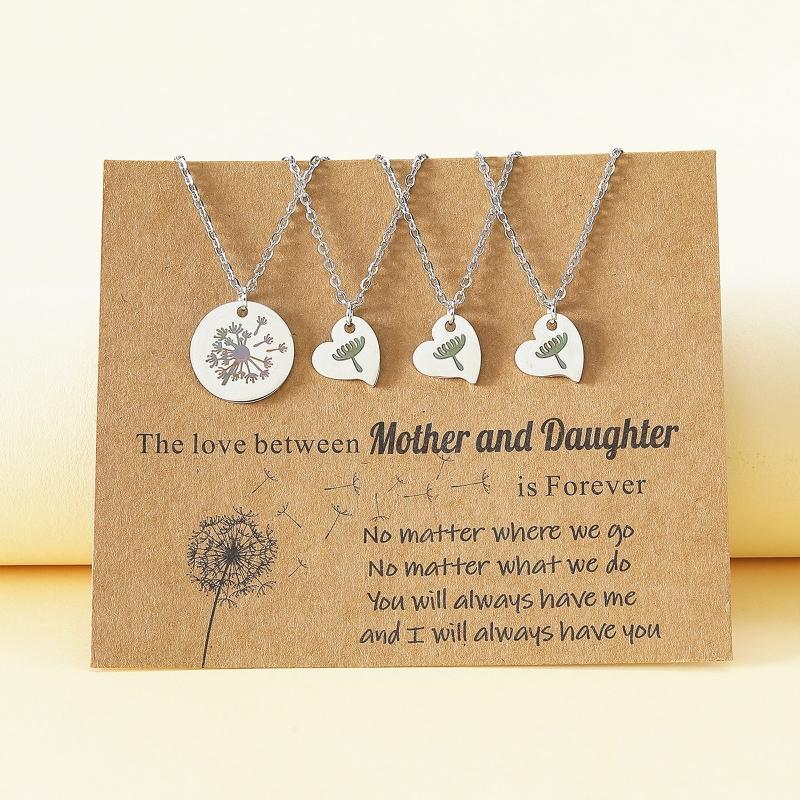 Pendant Necklaces 3/4 Pcs Delicate Parent-child Necklace Dandelion Clavicle Chain Gift For Mother's Day Valentine's DayPendant
Pendant Necklaces 3/4 Pcs Delicate Parent-child Necklace Dandelion Clavicle Chain Gift For Mother's Day Valentine's DayPendant