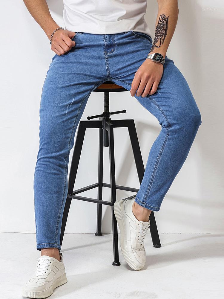 Men's Jeans High Street Fashion Scratched Slim Fit Man Pants Students Harajuku Streetwear Sky Blue Casual Daily Male TrousersMen's Bert22, Dark blue 11sy012
Men's Jeans High Street Fashion Scratched Slim Fit Man Pants Students Harajuku Streetwear Sky Blue Casual Daily Male TrousersMen's Bert22, Dark blue 11sy012