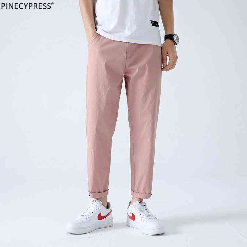 Cotton Mens Full Length Trousers Men Fashion Clothing Young Man Casual Straight Harem Long Pink Male Chino Pants Streetwear W220330, Army green
Cotton Mens Full Length Trousers Men Fashion Clothing Young Man Casual Straight Harem Long Pink Male Chino Pants Streetwear W220330, Army green