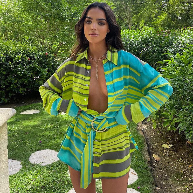 Women' Knits & Tees Holiday Striped Button Shirt Dress With Belt Beach Sexy Blouses Tops Long Sleeves Bottom For Woman Summer CoatWomen' T, As shown
Women' Knits & Tees Holiday Striped Button Shirt Dress With Belt Beach Sexy Blouses Tops Long Sleeves Bottom For Woman Summer CoatWomen' T, As shown