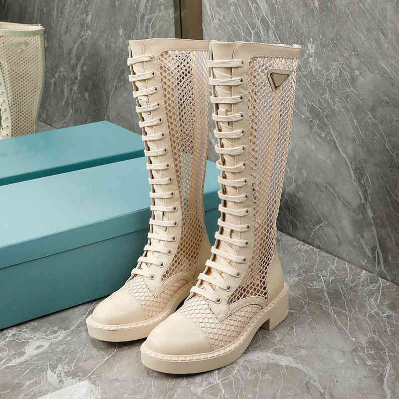 2022 summer new high tube sandals breathable mesh women's shoes fashion P British leather boots, Black
2022 summer new high tube sandals breathable mesh women's shoes fashion P British leather boots, Black