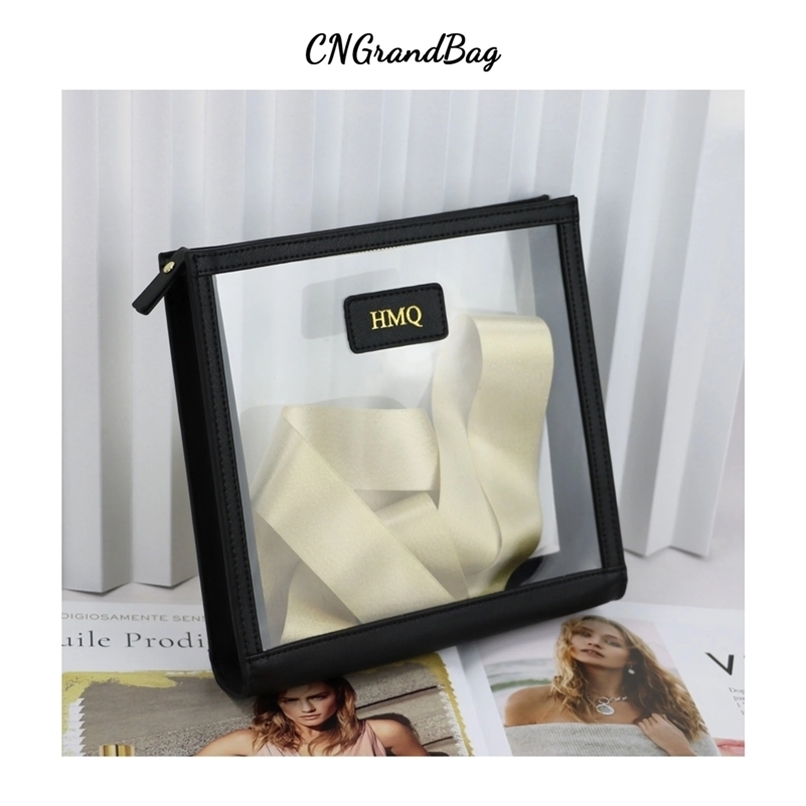 Cow Leather Trimmed Transparent PVC Wash Bags Travel Organizer Clear Makeup Bag Beauty Cosmetic Bag Toiletry Bag Make up Pouch 220615, Sky blue
Cow Leather Trimmed Transparent PVC Wash Bags Travel Organizer Clear Makeup Bag Beauty Cosmetic Bag Toiletry Bag Make up Pouch 220615, Sky blue