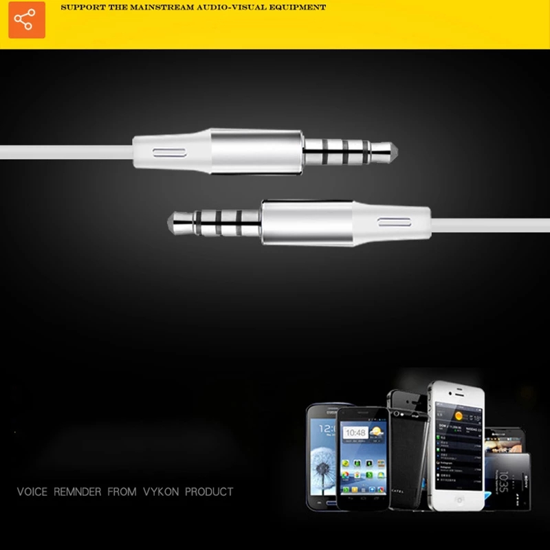 Metal 3.5mm wired earphone with mic In-Ear Headset For Mobile Phone PC Gaming Ultra Bass Super Sound Earbud Music Earphones