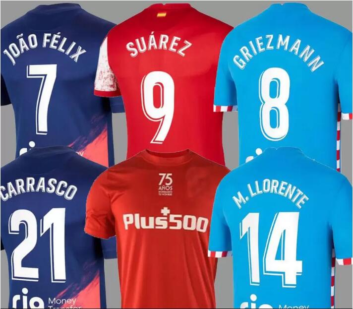 21 22 23 75th track and field madris Soccer Jersey Suarez Griezmann 2021 2022 2023 M. Lorent corriacock Soccer T-shirt Lemar Carrasco boys set shirt, 21/22 away
21 22 23 75th track and field madris Soccer Jersey Suarez Griezmann 2021 2022 2023 M. Lorent corriacock Soccer T-shirt Lemar Carrasco boys set shirt, 21/22 away