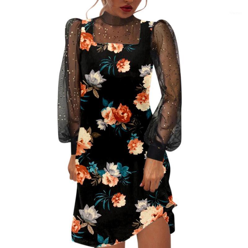 Casual Dresses Pink Rose Floral Print Party For Women Sexy Elegant Office Lady Long Sleeve Perspective Work Dress Glitter Shining Robes, Black
Casual Dresses Pink Rose Floral Print Party For Women Sexy Elegant Office Lady Long Sleeve Perspective Work Dress Glitter Shining Robes, Black