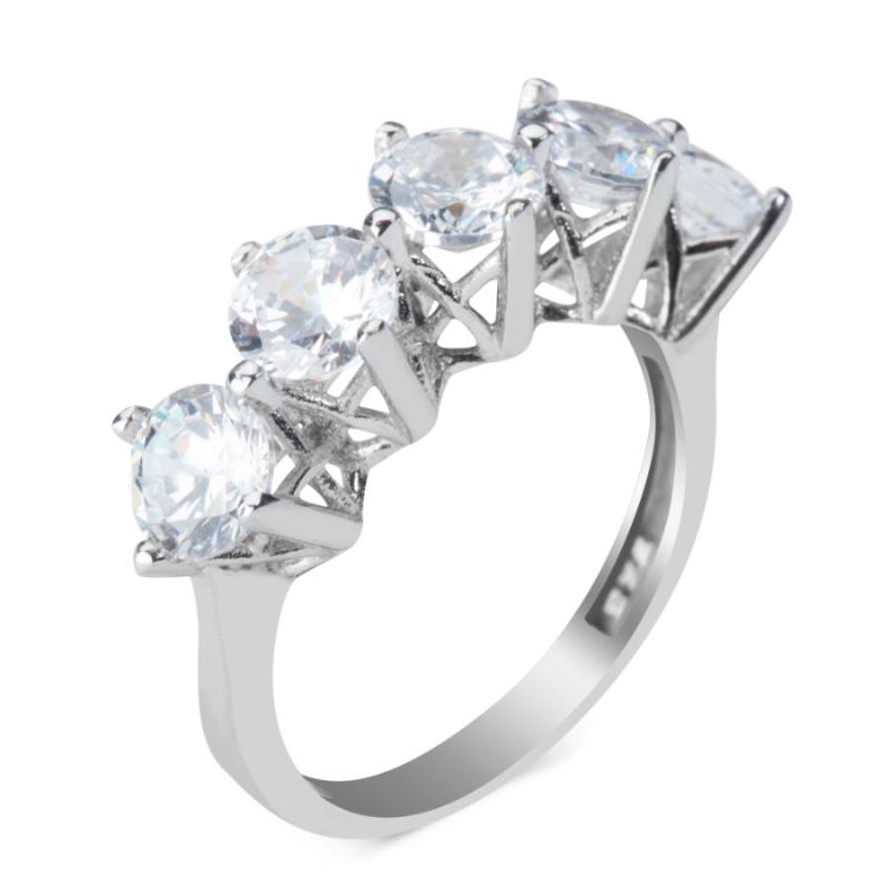 Cluster Rings Solid 925 Sterling Silver Women Zircon Gemstone Ring Five Stone Wedding Engagement Accessories
Cluster Rings Solid 925 Sterling Silver Women Zircon Gemstone Ring Five Stone Wedding Engagement Accessories