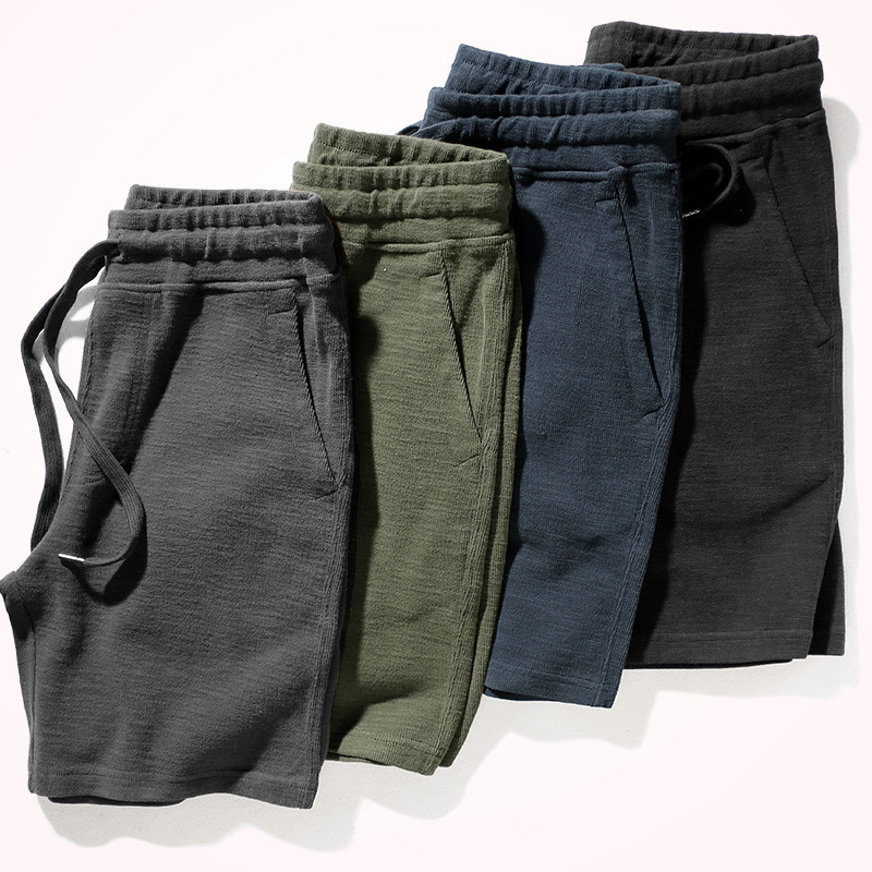 Summer Knitted Printed Shorts Men' Fashion Sports Casual Pants Loose Washed Drawstring Heavyweight 5-point Sweatpants CX220401, Black
Summer Knitted Printed Shorts Men' Fashion Sports Casual Pants Loose Washed Drawstring Heavyweight 5-point Sweatpants CX220401, Black