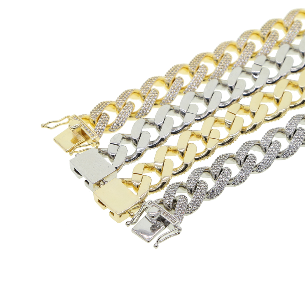 Men 's Hip Hop Wide Thick Choker Coffee Bean Necklace Pig Nose Rhinestone Charm Paved With Cz Punk Jewelry Gift New Style