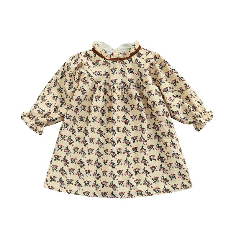 Girl's Dresses Born Lovely Toddler Tie-up A-line Dress Girls Autumn Floral Puff Sleeve Round Neck Casual 0-8Y, Red;yellow
Girl's Dresses Born Lovely Toddler Tie-up A-line Dress Girls Autumn Floral Puff Sleeve Round Neck Casual 0-8Y, Red;yellow