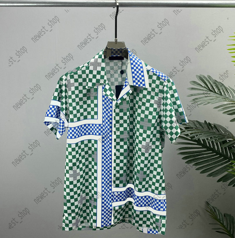 2022 summer Europe mens shirts designer luxury men clothing Green Grid print Casual Shirt Cool Hip hop Short Sleeve letter Printing Designers Tee
2022 summer Europe mens shirts designer luxury men clothing Green Grid print Casual Shirt Cool Hip hop Short Sleeve letter Printing Designers Tee