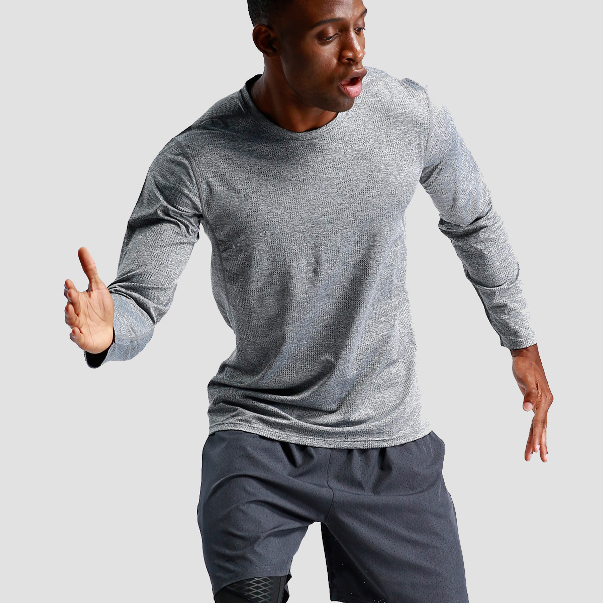 Sportswear Outdoor Running T-shirt Wholesale Workout Clothes Dropship Fitness Clothes Custom Long Sleeve T Shirt Men
Sportswear Outdoor Running T-shirt Wholesale Workout Clothes Dropship Fitness Clothes Custom Long Sleeve T Shirt Men