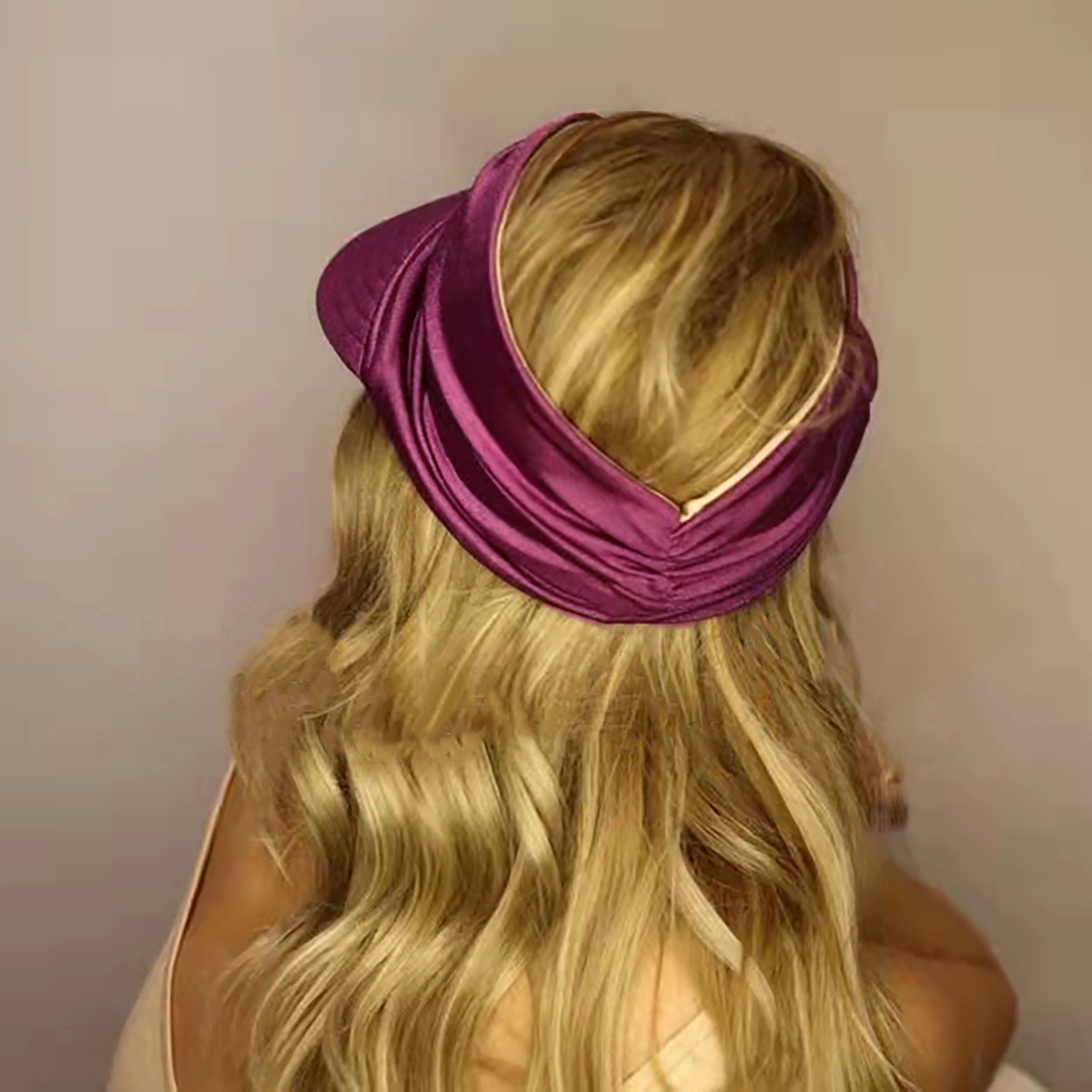 Adult Elastic Hollow Hat For Women Sun Visor Hats Female Anti-ultraviolet Empty Hat UV Protection Hot Summer Outdoor Beach Caps Wholesale