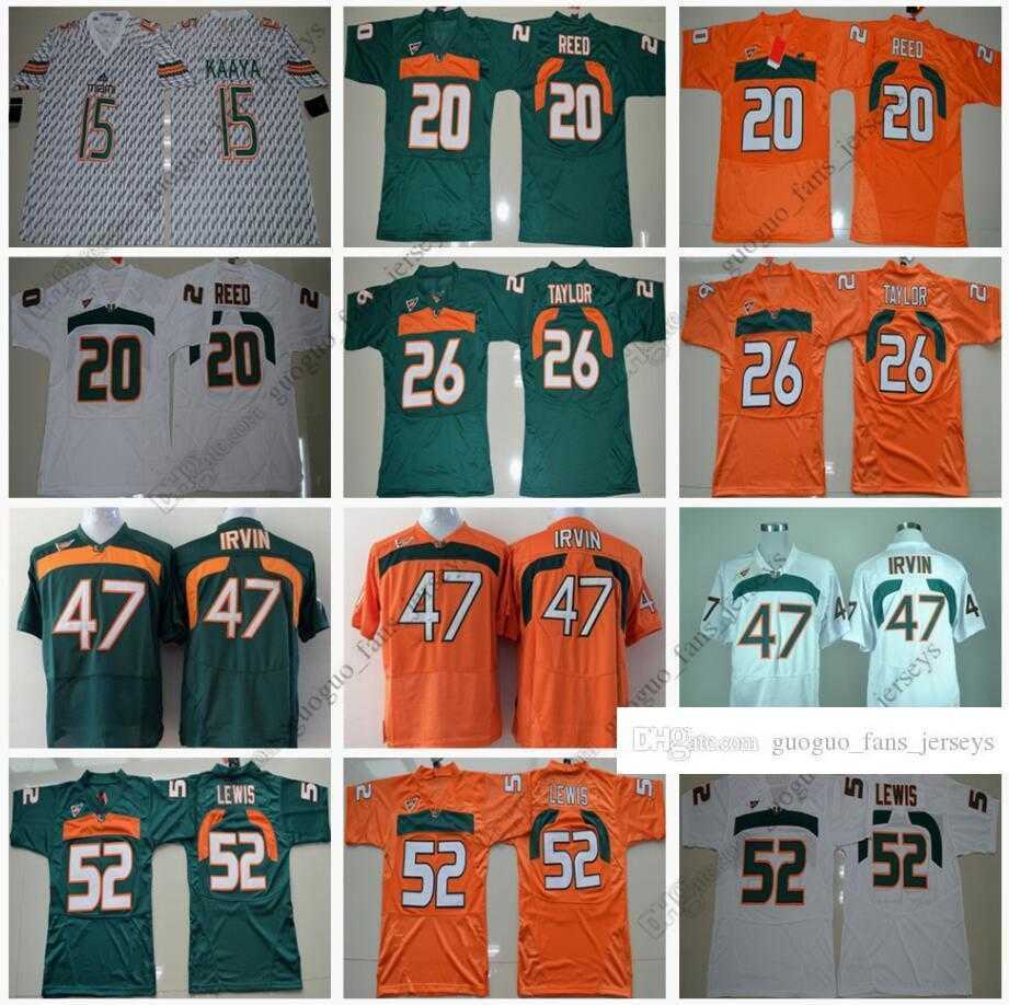 NCAA Miami Hurricanes Football Jersey Kaaya Ed Reed Sean Taylor Michael Irvin Ray Brad Lewis Orange White High Quality Jersey Size S--XXL 120101, As picture
NCAA Miami Hurricanes Football Jersey Kaaya Ed Reed Sean Taylor Michael Irvin Ray Brad Lewis Orange White High Quality Jersey Size S--XXL 120101, As picture