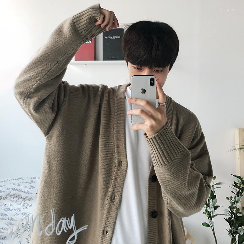 Men's Sweaters Autumn Sweater Cardigan Men's Cotton Single Breasted Simple Solid Color Style Loose Knit Jacket Coat Korea L03Men's Mari2, Black
Men's Sweaters Autumn Sweater Cardigan Men's Cotton Single Breasted Simple Solid Color Style Loose Knit Jacket Coat Korea L03Men's Mari2, Black