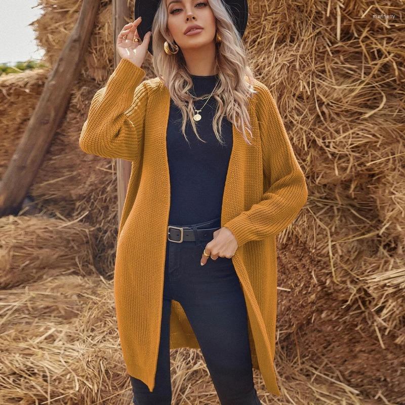 Women's Knits & Tees Knitwear Women's Sweaters 2022 Autumn Winter Knitted Cardigan Solid Loose Mid-length Sweater Women Long WomenWomen', Yellow
Women's Knits & Tees Knitwear Women's Sweaters 2022 Autumn Winter Knitted Cardigan Solid Loose Mid-length Sweater Women Long WomenWomen', Yellow