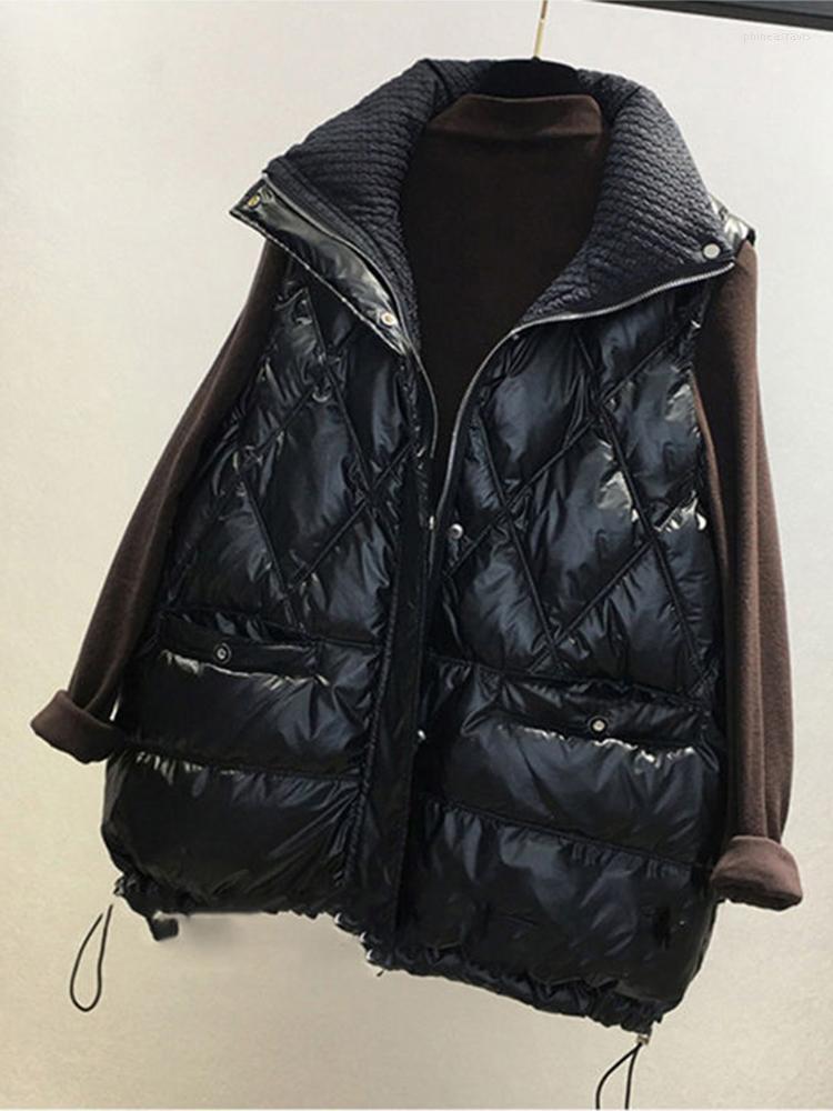Women' Vests Shiny Glossy Down Puffer Vest Women Women' Quilted Stand Collar Lightweight Zip Padded GiletWomen' Phin22, Beige
Women' Vests Shiny Glossy Down Puffer Vest Women Women' Quilted Stand Collar Lightweight Zip Padded GiletWomen' Phin22, Beige