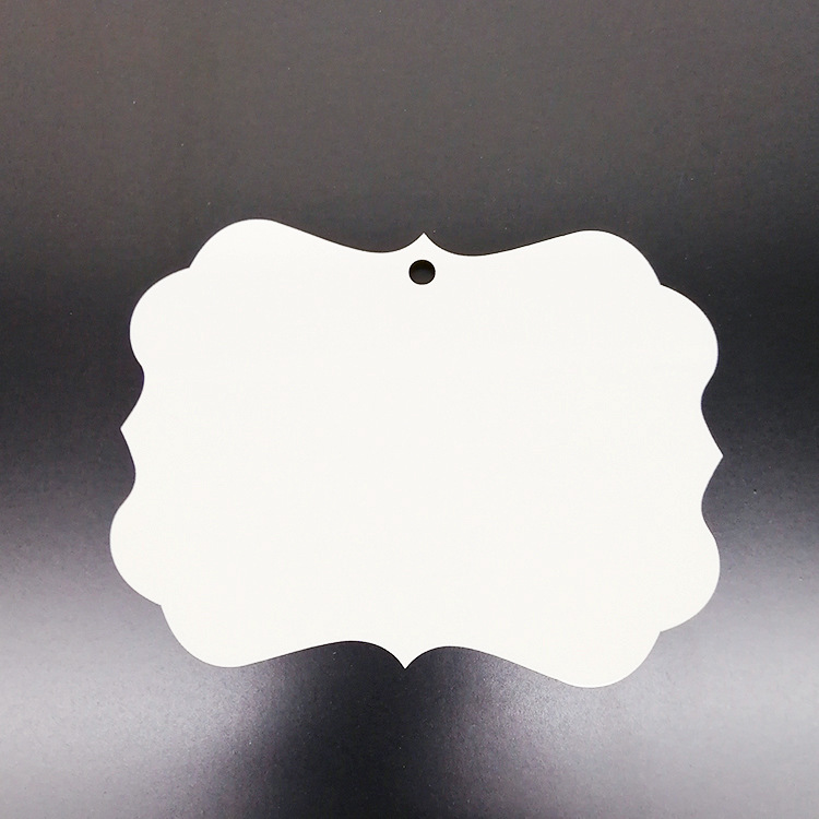 Sublimation Blank Christmas Ornament Benelux MDF Double-Sided Pendant Xmas Tree Hanging Tag Holidays Decoration Craft