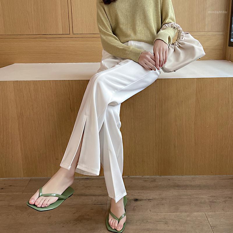 Women' Pants & Capris Alien Kitty 2022 Solid Women Split Ankle-Length Casual Wide Leg Female Trousers High Waist Office Lady Straight Loose, Black
Women' Pants & Capris Alien Kitty 2022 Solid Women Split Ankle-Length Casual Wide Leg Female Trousers High Waist Office Lady Straight Loose, Black