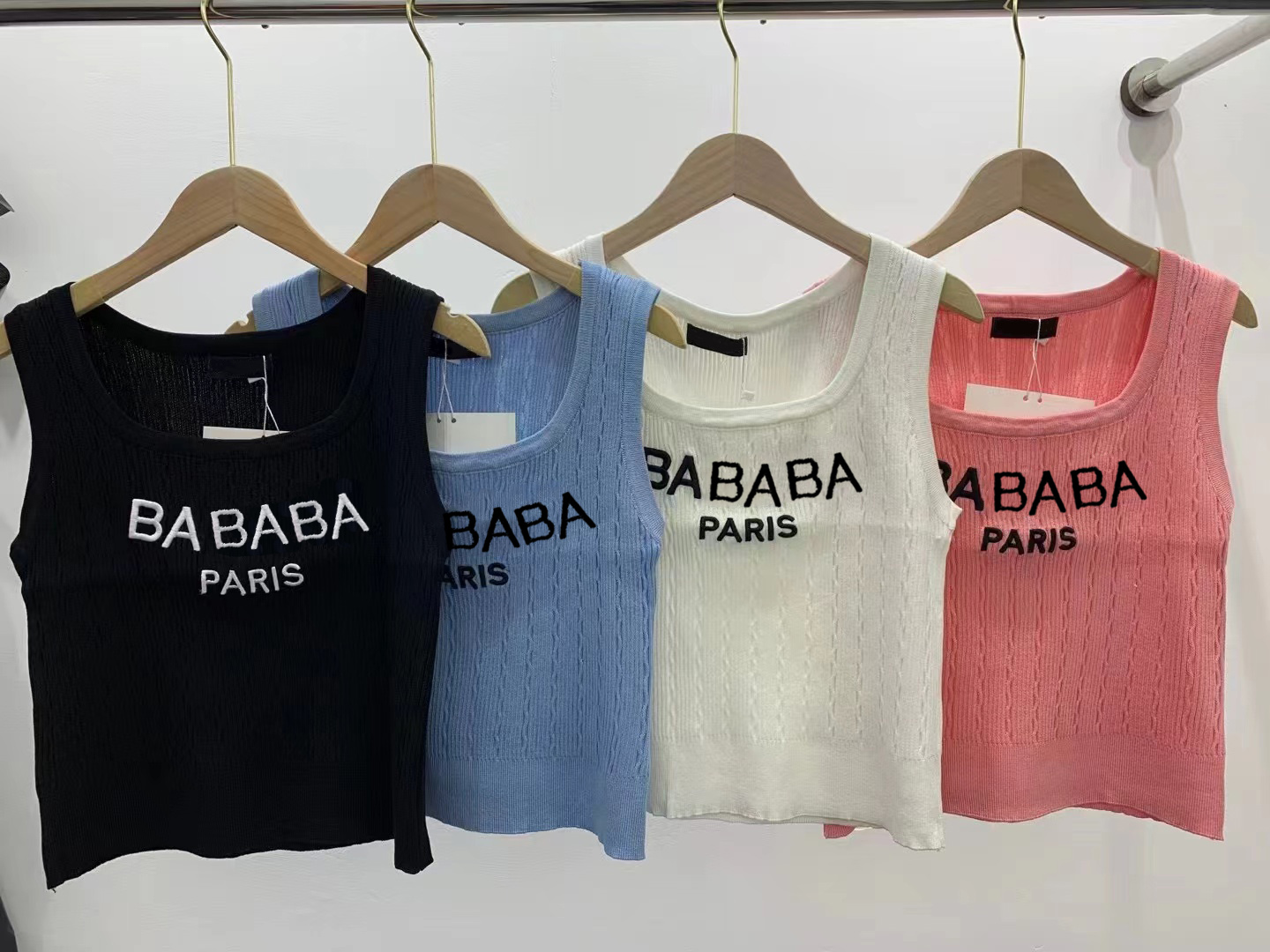 designer Women's T-Shirt Women's Vest Sweaters Sleeveless Knits 22SS Fashion Tees Short Tops Style Slim Top Zipper Summer Casual Women Clothing S-L, #9
designer Women's T-Shirt Women's Vest Sweaters Sleeveless Knits 22SS Fashion Tees Short Tops Style Slim Top Zipper Summer Casual Women Clothing S-L, #9