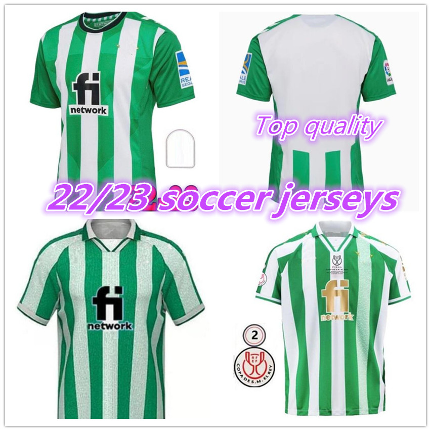 22 23 real Betis soccer Jerseys JOAQUIN B.Iglesias camiseta de futbol Juanmi CANALES Fekir 2022 2023 special-edition football shirts copa DEL rey FINAL Men
22 23 real Betis soccer Jerseys JOAQUIN B.Iglesias camiseta de futbol Juanmi CANALES Fekir 2022 2023 special-edition football shirts copa DEL rey FINAL Men