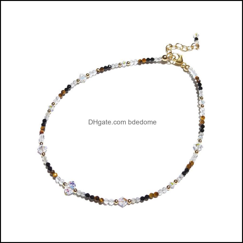 Anklets Lii Ji Natural Labradorite Black Spinel Tigers Eye Clear Quartz With Austrian Crystal Sparkling Beaded Anklet Bracele Bdedome Dhkpn
Anklets Lii Ji Natural Labradorite Black Spinel Tigers Eye Clear Quartz With Austrian Crystal Sparkling Beaded Anklet Bracele Bdedome Dhkpn