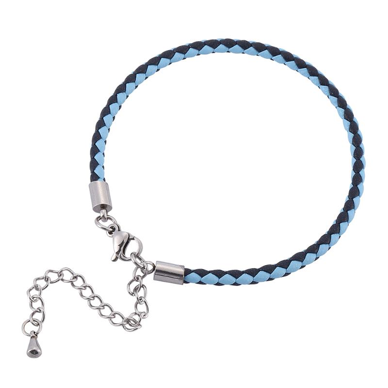 Charm Bracelets Fashion Mixed Color Braided Leather Bracelet Women Jewelry Lobster Clasp Ajustable Rope Wrist Band Brazalete Femenino
Charm Bracelets Fashion Mixed Color Braided Leather Bracelet Women Jewelry Lobster Clasp Ajustable Rope Wrist Band Brazalete Femenino