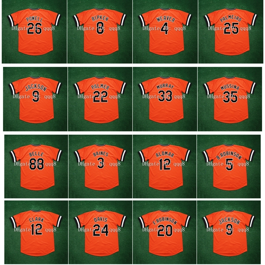Nik1 Retro Brooks Robinson Jersey 88 Albert Belle 3 Harold Baines 12 Roberto Alomar 29 Joe Carter 12 Will Clark 24 Eric Davis 20 Frank Robinson, As pic 
Nik1 Retro Brooks Robinson Jersey 88 Albert Belle 3 Harold Baines 12 Roberto Alomar 29 Joe Carter 12 Will Clark 24 Eric Davis 20 Frank Robinson, As pic