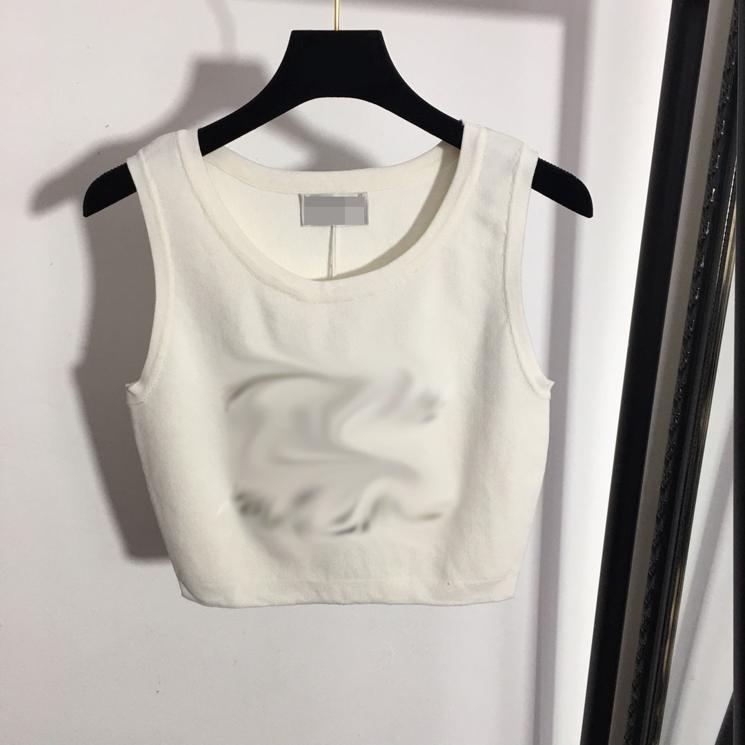 216 2022 Milan Runway Spring Summer Brand Same Style Sweater Sleeveless Beads Crew Neck White Black Pullover Striped High Quality Womens ou
216 2022 Milan Runway Spring Summer Brand Same Style Sweater Sleeveless Beads Crew Neck White Black Pullover Striped High Quality Womens ou