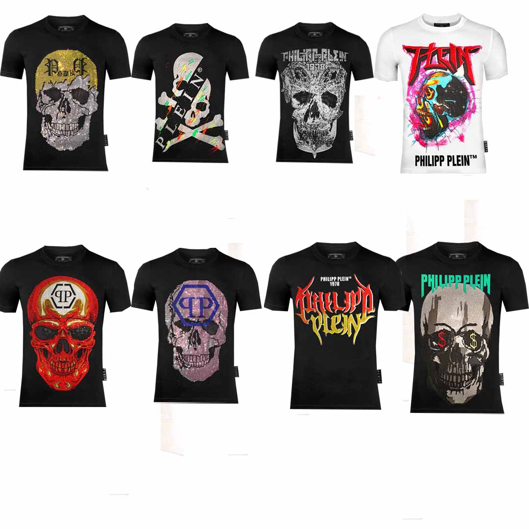 Phillip Plain Men designer PP Skull Diamond t shirt Short sleeve Dollar Brown bear Brand tee O-Neck high Quality Skulls TShirt tees tops, Don't buy
Phillip Plain Men designer PP Skull Diamond t shirt Short sleeve Dollar Brown bear Brand tee O-Neck high Quality Skulls TShirt tees tops, Don't buy