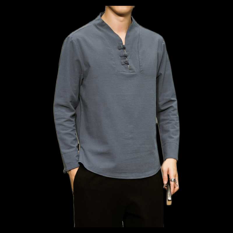 Men's Casual Shirts Spring Men Vintage Shirt Streetwear Long Sleeve Male Cotton Linen Pullover Camisa MasculinaMen's, Black
Men's Casual Shirts Spring Men Vintage Shirt Streetwear Long Sleeve Male Cotton Linen Pullover Camisa MasculinaMen's, Black