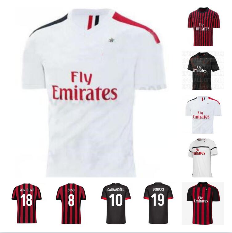 Retro 17 18 19 20 Milan Soccer Jerseys AC 2017 2018 2019 2020 HIGUAIN CALHANOGLU SUSO Home Away 3rd Football Shirt ANDRE SILVA RODRIGUEZ LOCATELLI KESSIE ROMAGNOLI
Retro 17 18 19 20 Milan Soccer Jerseys AC 2017 2018 2019 2020 HIGUAIN CALHANOGLU SUSO Home Away 3rd Football Shirt ANDRE SILVA RODRIGUEZ LOCATELLI KESSIE ROMAGNOLI