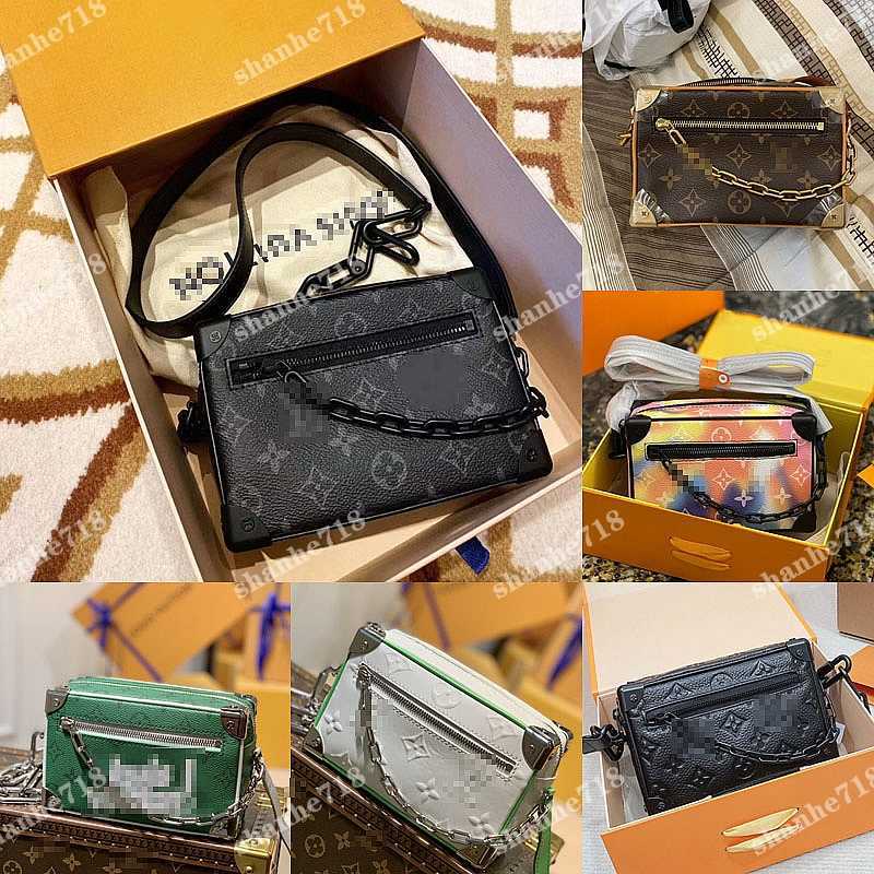 Multicolor Vintage Cowhide Soft Trunk Messenger Bag Men Women Shoulder Crossbody Bags Lady Purses Designer Luxury Handbags Chain Clutch Wallets M44735, Bubble paper package
Multicolor Vintage Cowhide Soft Trunk Messenger Bag Men Women Shoulder Crossbody Bags Lady Purses Designer Luxury Handbags Chain Clutch Wallets M44735, Bubble paper package