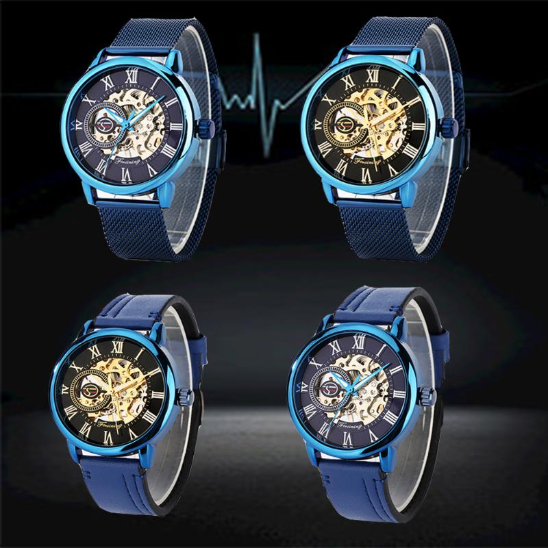 Wristwatches Luxury Fashion Manual Mechanical Men's Watch Mesh Belt Leather Strap Up Nail Business Leisure Sports Wristwatch For Boyfrie, Mesh belt a
Wristwatches Luxury Fashion Manual Mechanical Men's Watch Mesh Belt Leather Strap Up Nail Business Leisure Sports Wristwatch For Boyfrie, Mesh belt a