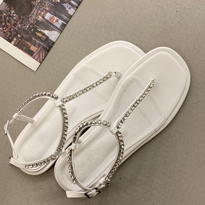 Sandals Fashion Women Flats Flip Flops Elegant Luxury Rhinestones Female Casual Slides Buckle Strap Crystal Shoes For LadiesSandals, Black
Sandals Fashion Women Flats Flip Flops Elegant Luxury Rhinestones Female Casual Slides Buckle Strap Crystal Shoes For LadiesSandals, Black
