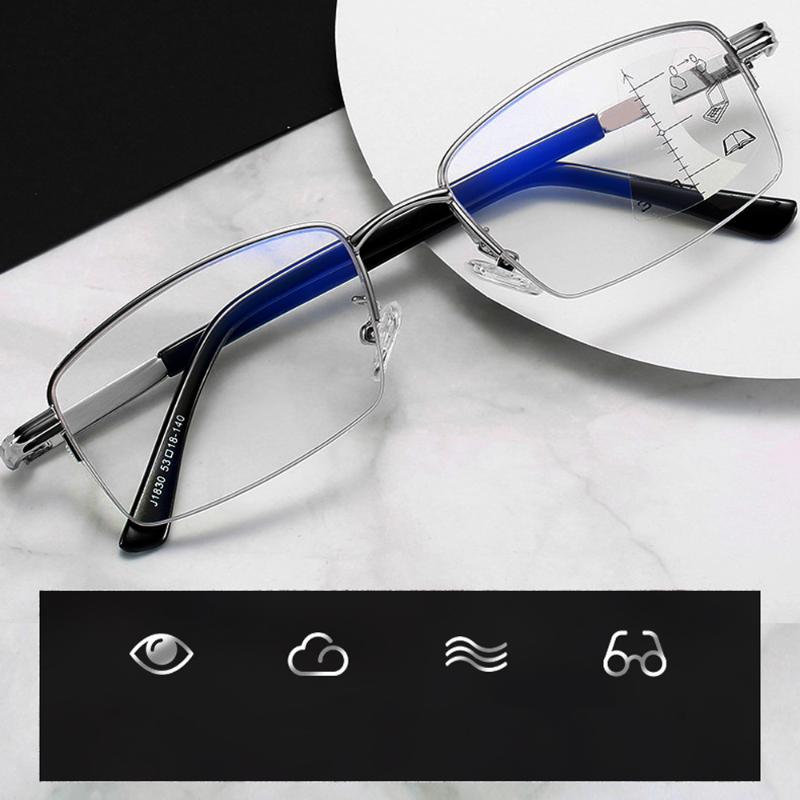 Sunglasses VIDA Progressive Multifocal Near And Far Smart Blue Light Proof Metal Reading Glasses 1.0 1.5 2.0 To 4.0Sunglasses
Sunglasses VIDA Progressive Multifocal Near And Far Smart Blue Light Proof Metal Reading Glasses 1.0 1.5 2.0 To 4.0Sunglasses